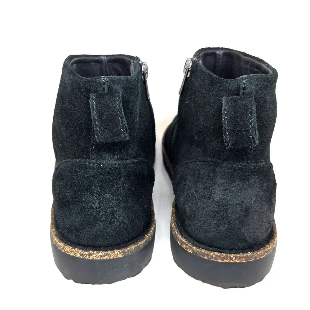 Birkenstock Ankle Zip Black  Boots Womens Size 39 US 8
